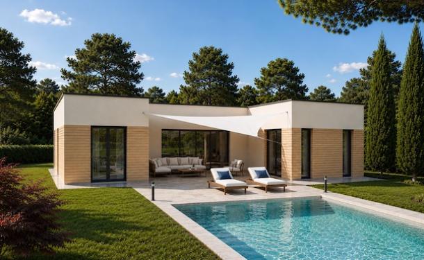 Maison toit plat Luxéa 1 Maison Laure