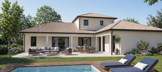 Maison contemporaine Evea Maison Laure
